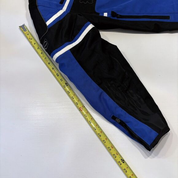 Scorpion Exo Burnout Blue Black FMF Team Cycle Motorcycle Riding Jacket Size XL - Picture 15 of 16